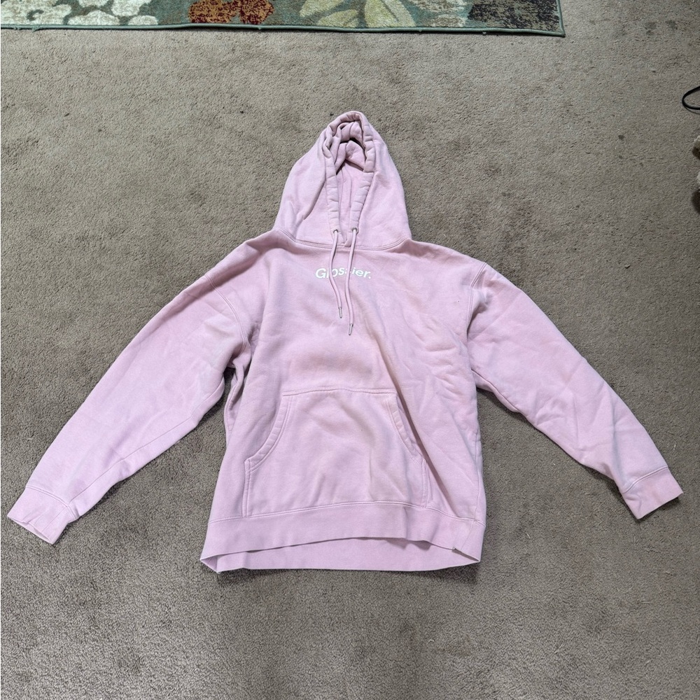 Glossier Pink Hoodie